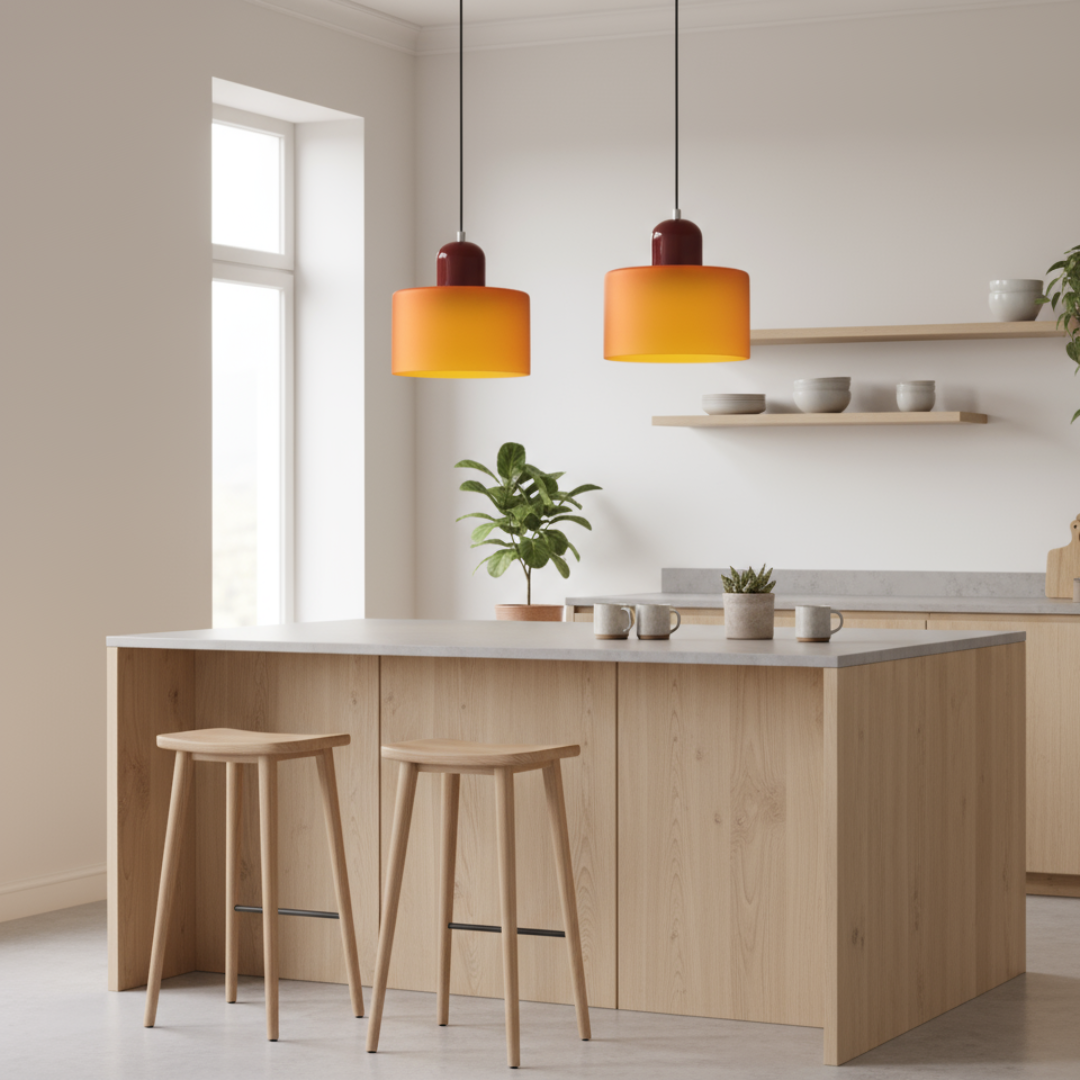 Lampa Wisząca Szklana Nowoczesna